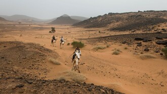 La collina della Necropoli Reale di Meroe