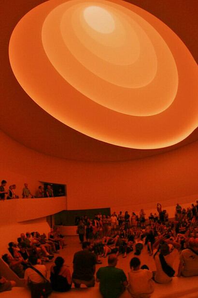 James Turrell, Instalación Aten Reign, Museo Guggenheim, Nueva York, 2013