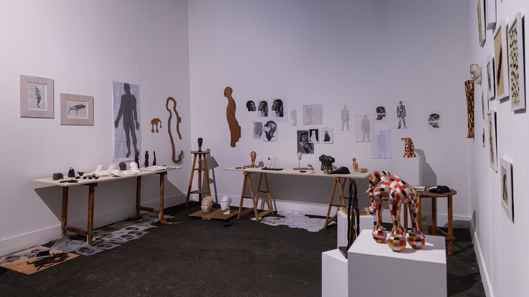 Keisuke Matsuoka, Le forme dell’umanità, exhibition view. Courtesy of Mattatoio di Testaccio