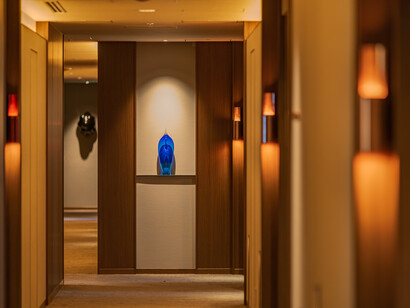 Hotel Okura Kyoto Okazaki Bettei guest room corridor © Hotel Okura Kyoto Okazaki Bettei