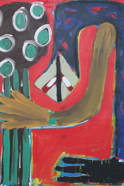Menchu Lamas, Home e Arbore, 1984, 195 X 162