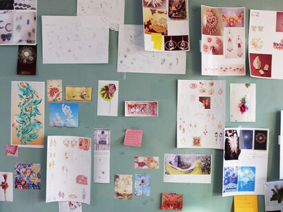 Aishleen Lester - My Inspiration wall at the moment