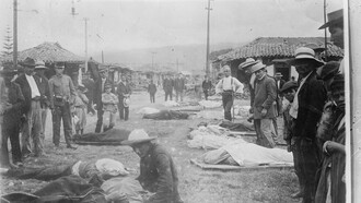 Víctimas del terremoto de 1910 en Cartago, Costa Rica
