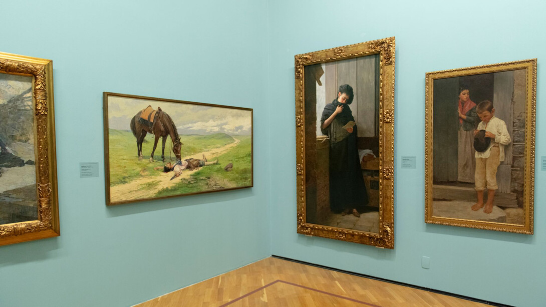 Almeida Junior, Caipiras. Von der fällung zur nostalgie, Ausstellungsansicht. Mit freundlicher Genehmigung der Pinacoteca