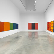 Brice Marden, I am plane image, exhibition view. Courtesy of Gagosian Gallery 
