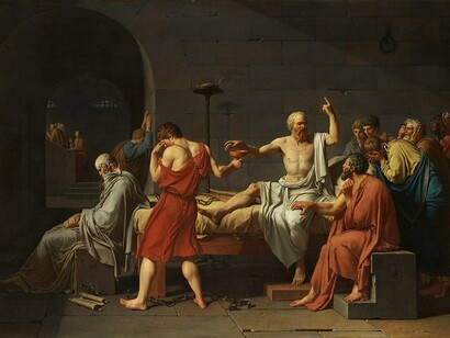 Jacques Louis David, La morte di Socrate