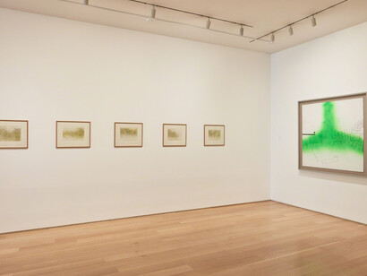 Victor Pasmore, Exhibition view. Courtesy of Marlborough Fine Art