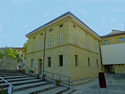 Il Museo Renato Brozzi di Traversetolo dall'esterno, Parma, Italia