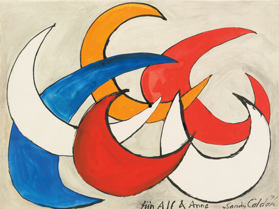 Alexander Calder, Untitled, 1971, Gouache on paper, 22,9 x 30,5 in.
