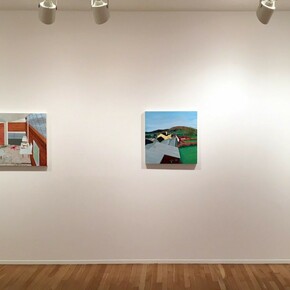 Sarah McEneaney, Exhibition view. Courtesy of Tibor de Nagy Gallery