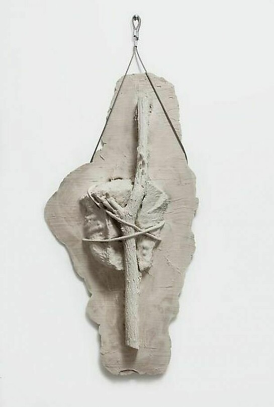Giuseppe Penone, Germinazione (Germination), 2005, Resin, Stainless Steel, 64 15/16 x 25 9/16 x 8 5/8 in. (165 x 65 x 22 cm)