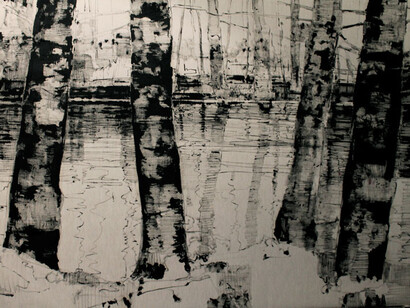 Giovanni Frangi, Giardini di Porta Venezia, 200 x 300 cm