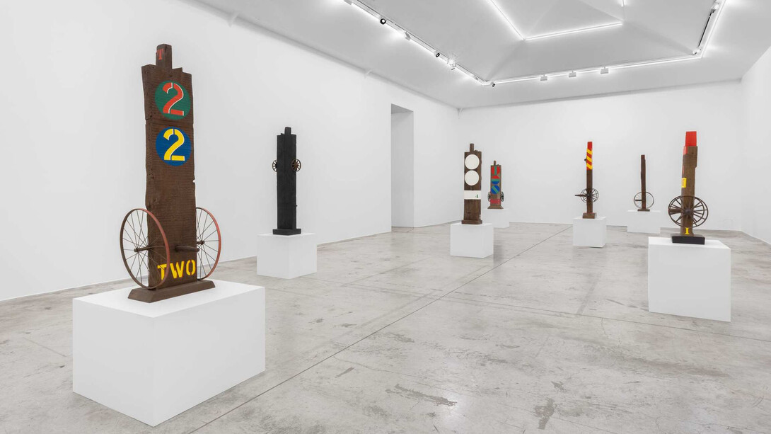 Robert Indiana, Alchemy, vue de l’exposition. Avec l’aimable autorisation de la galerie Almine Rech