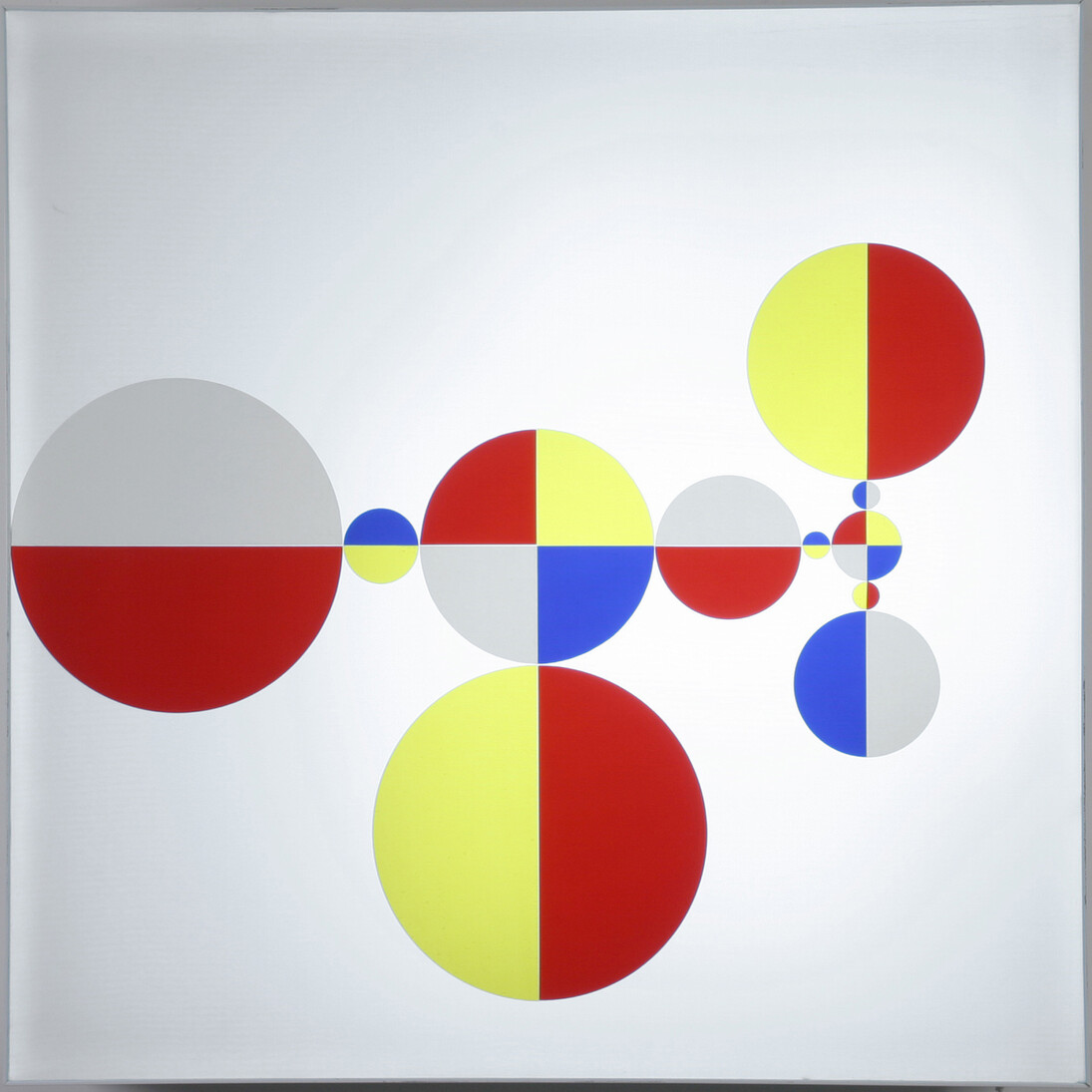 Gabriel Orozco, Light Signs #1 (Korea), 1995, Synthetic polymer plastic sheet and light box, 100 × 100 × 19.7 cm, Courtesy Marian Goodman Gallery, New York © the Artist