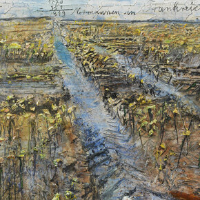Anselm Kiefer, for Velimir Khlebnikov. Courtesy of State Hermitage Museum