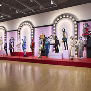 El mundo de Anna Sui, vista de exhibición. Cortesía del Phoenix Art Museum