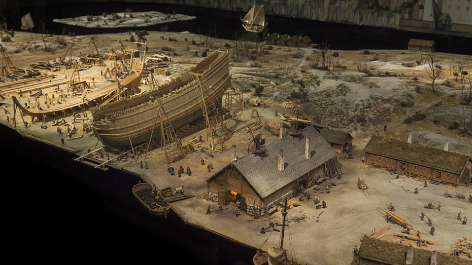 The Stockholm Shipyard. Courtesy of The Vasa Museum