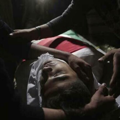 Niño palestino asesinado
