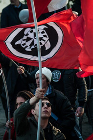 Manifestazione di Casa Pound a Milano