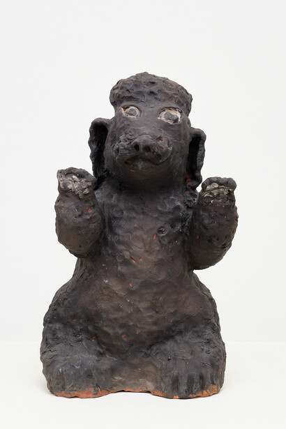 Kirk Mangus, D'Artagnan (black poodle), 1986. Courtesy of The Pit Gallery