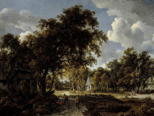 Meindert Hobbema, Wooded Landscap