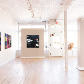 Peter Stephens and Guillaume Seff, Lines of expression, exhibition view. Courtesy of Nüart Gallery