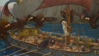 John William Waterhouse; Ulises y las sirenas, 1891 (detalle)
