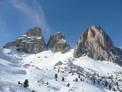 Le Dolomite vicino a Cortina
