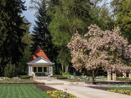Jardín botánico del parque municipal de Bamberg, Alemania