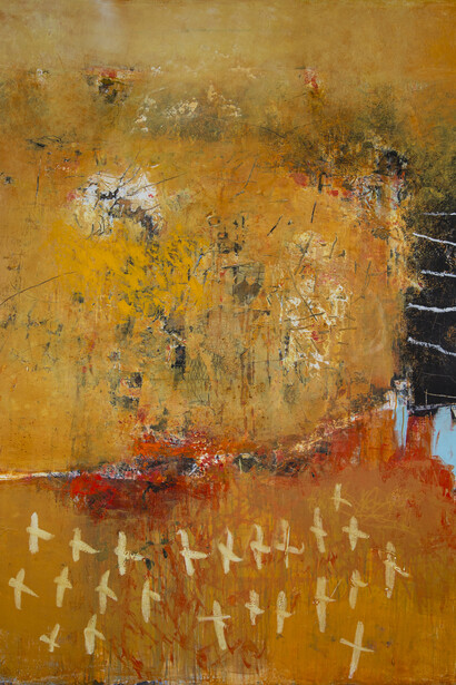 Sharon Booma, A glory stretch of light (detail), 2026. Courtesy of LewAllen Galleries