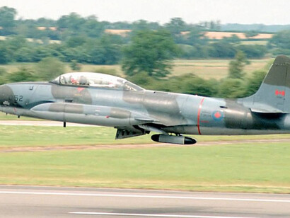 Canadair T-33 #052. Courtesy of Jet Aircraft Museum