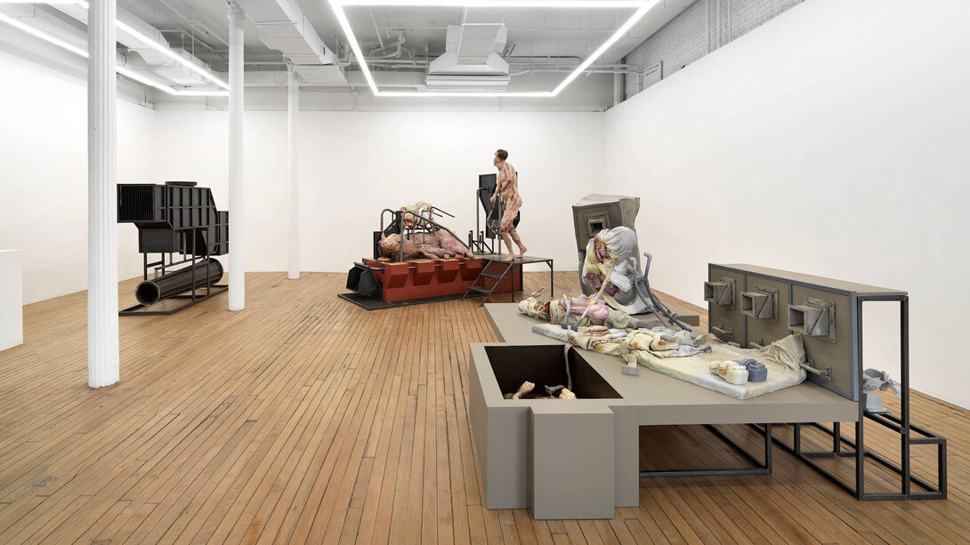 Lionel Maunz, Obedience, exhibition view. Courtesy of Bureau Gallery