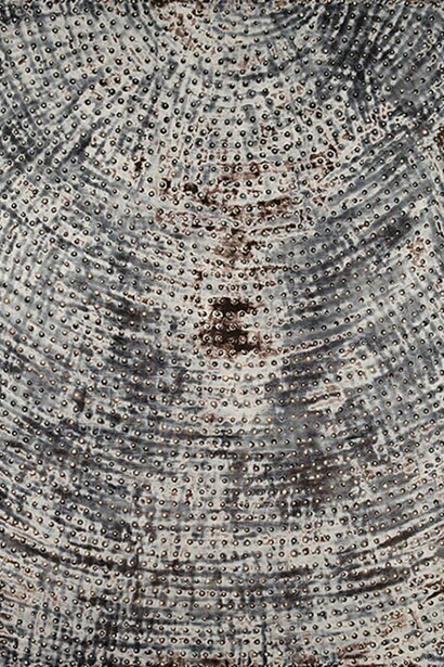 Ross Bleckner, Parallel or Anti-Parallel, 102" x 72", oil/linen, 2013