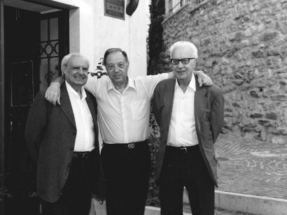 Franco Di Tizio con Umberto Russo e Attilio Mazza
