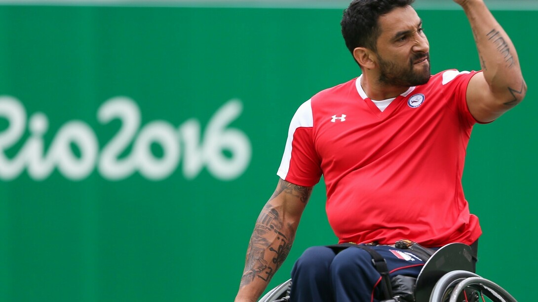 Tenista participante en los Juegos Paralímpicos de Río 2016