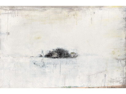 Yan Shanchun (b. 1957), Ruangong Islet #5, 2008, Acrylic on canvas, mixed media, 39 1/2 x 59 in (100 x 150 cm)