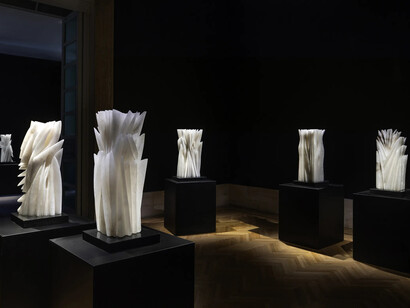 Pablo Atchugarry, Scolpire la luce, vista della mostra. Cortesia della Galleria Nazionale d’Arte Moderna e Contemporanea