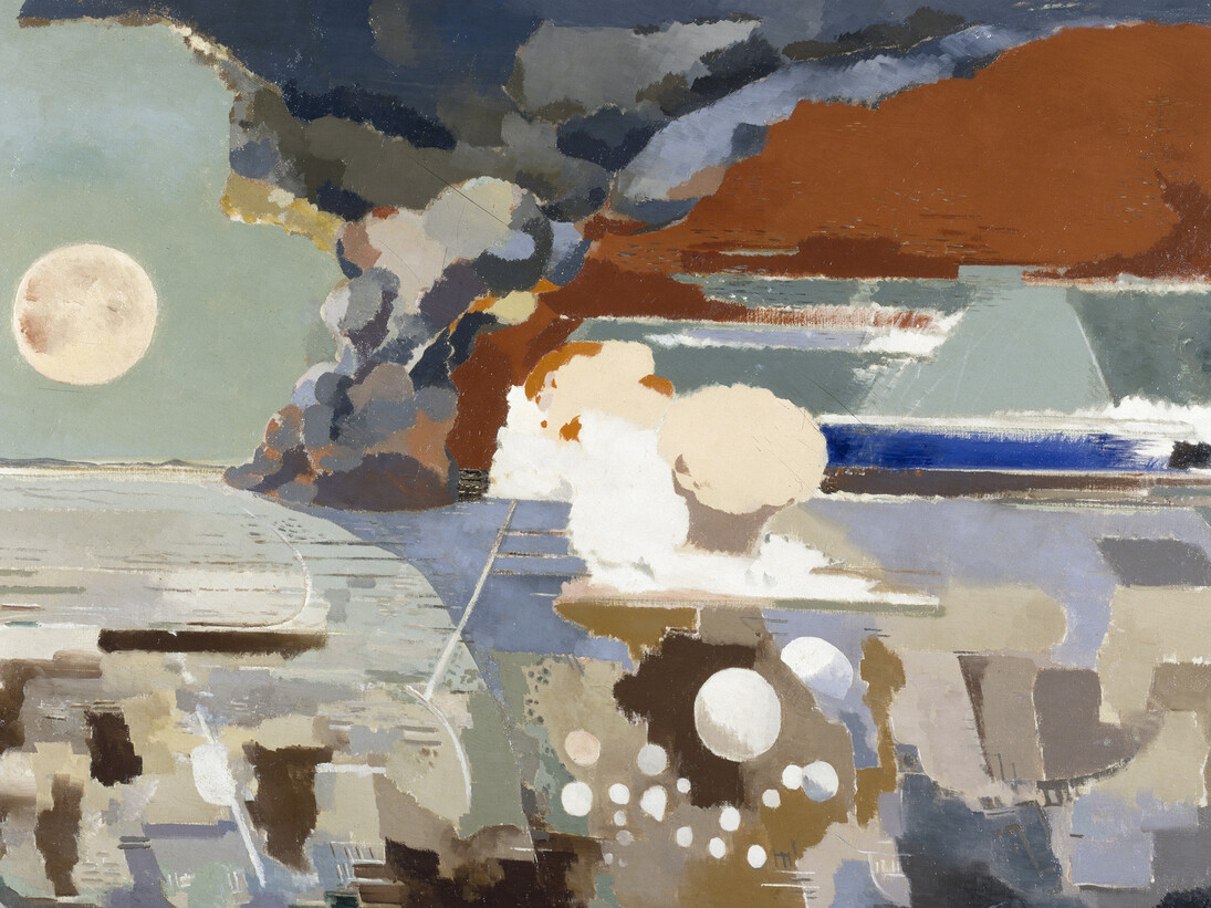 Battle of Germany by Paul Nash, 1944, Oil on canvas © IWM (Art.IWM ART LD 4526) 