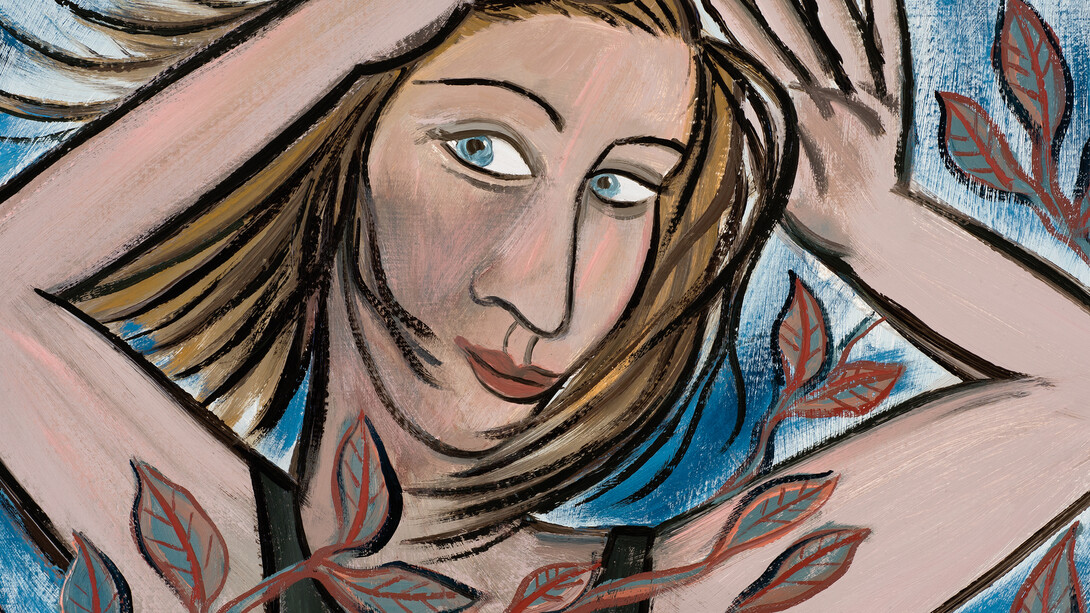 Cooper Eileen_Here the Wind Cry. Courtesy of Eileen Cooper and The Fine Art Society.