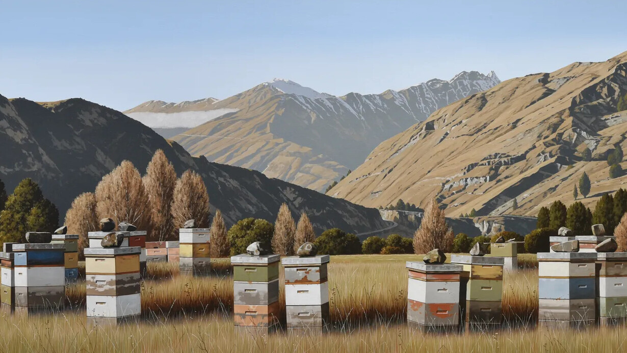 Michael Hight, Little's road (detail), 2026. Courtesy of Gow Langsford Gallery