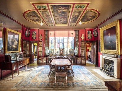 The Library-Dining Room. Sir John Soane Museum, Londra, UK