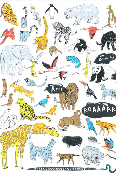 Charlotte Farmer, ‘Bananas’, screen print, 77 x 56 cm