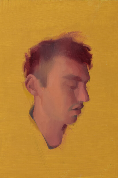 Lucas Garcia, Canary, 2018, Oil on Board