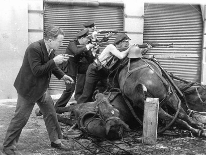 Barcelona. Combates en las calles durante la Guerra Civil