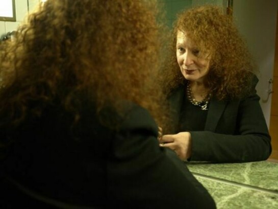 Nan Goldin, Self portrait in green, Sweden, 2013