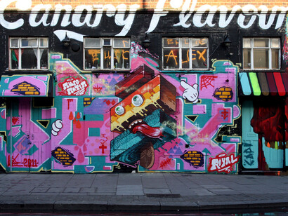 Londres. Arte callejero en Brick Lane