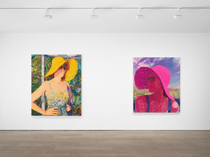 Sebastian Blanck, My heart and eye agree, exhibition view. Courtesy of Miles McEnery Gallery
