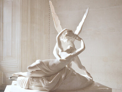 'Eros y Psique' por Antonio Canova