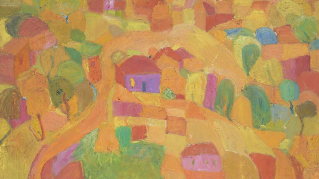 Kostadinka Tsvetkova, Rhodope landscape (detail), 1960s–1970s. Courtesy of the National Gallery 