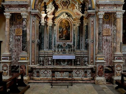 Filippo Raguzzini, Cappella di san Gennaro, Chiesa della ss. Annunziata, Benevento, Italia 
